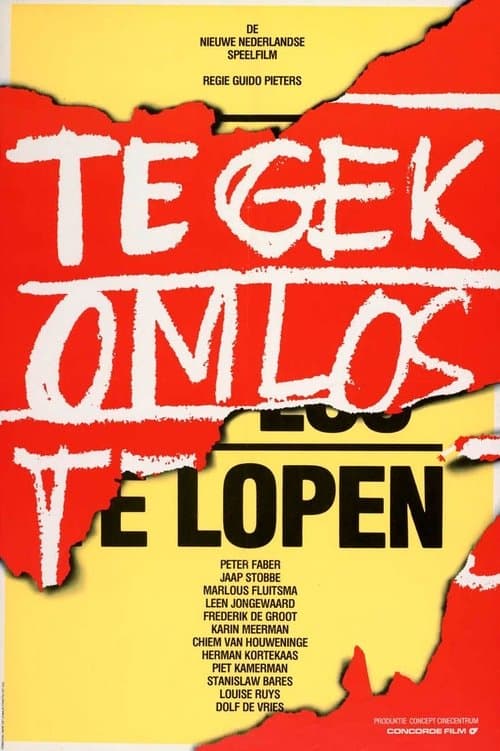 Te gek om los te lopen poster