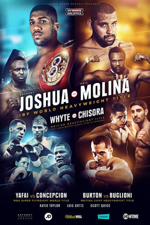 Anthony Joshua vs. Eric Molina poster