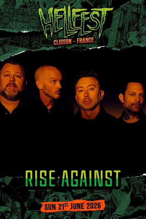 Rise Against - Hellfest 2026 poster