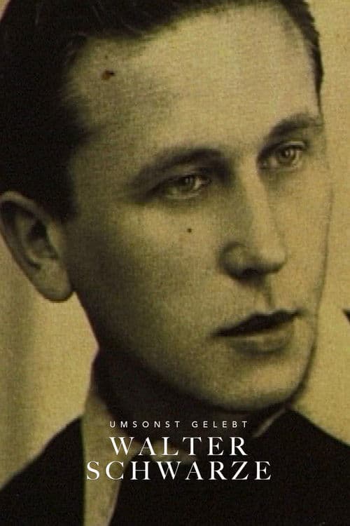 Umsonst Gelebt: Walter Schwarze poster