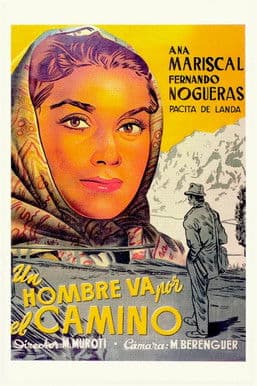 Un hombre va por el camino poster