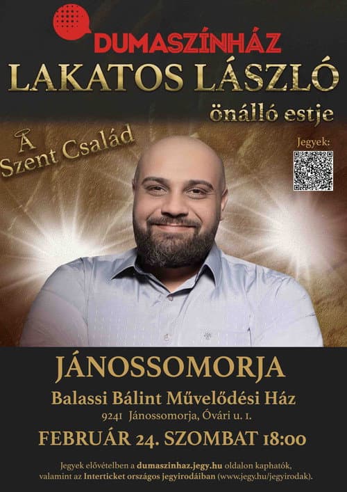 A szent család - Lakatos László önálló estje poster