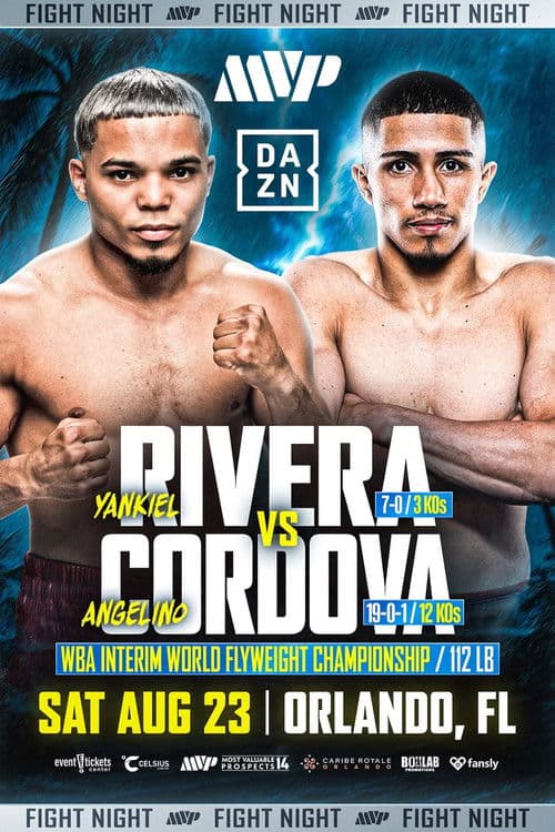Yankiel Rivera vs. Angelino Cordova poster
