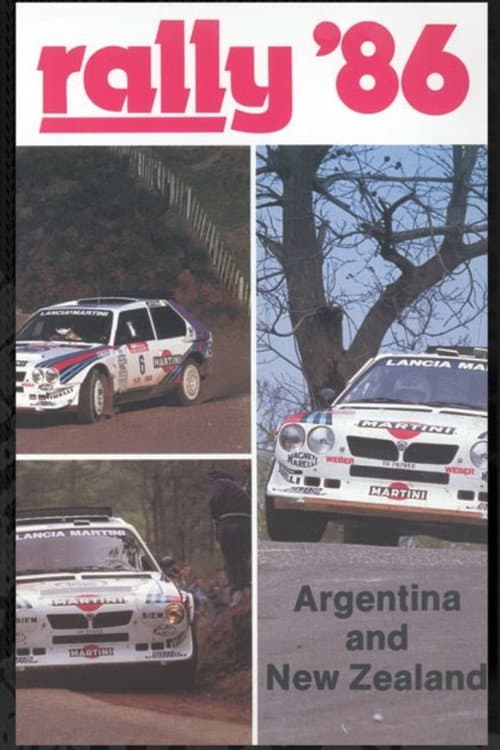 New Zealand & Argentinian Rallies 1986 poster