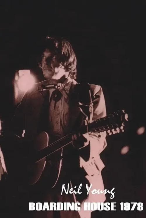 Neil Young - Boarding House 1978 poster