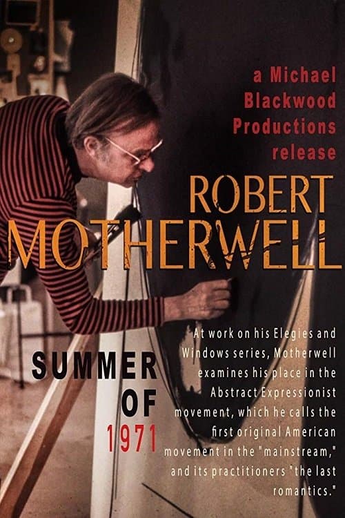 Robert Motherwell: Summer of 1971 poster