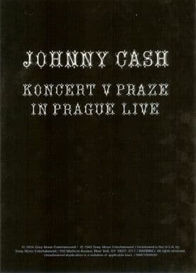 Johnny Cash: Live in Prague poster