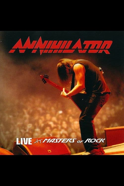 Annihilator -  Live at Masters of Rock poster