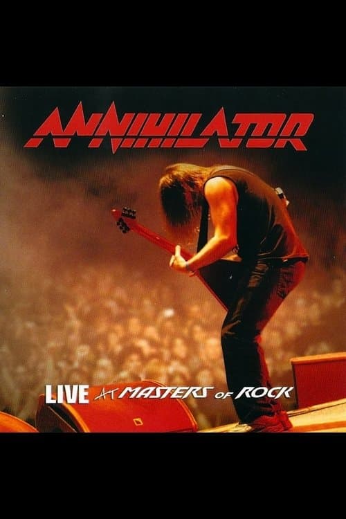 Annihilator -  Live at Masters of Rock poster