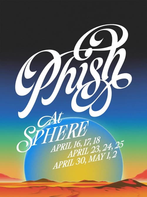 PHISH: 2026-05-02 SPHERE LAS VEGAS, NV poster