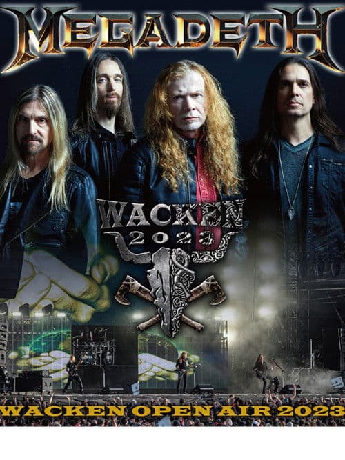 Megadeth: Wacken Open Air 2023 poster