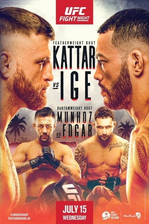 UFC on ESPN 13: Kattar vs. Ige poster