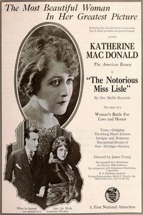 Notorious Miss Lisle poster