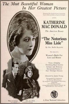 Notorious Miss Lisle poster