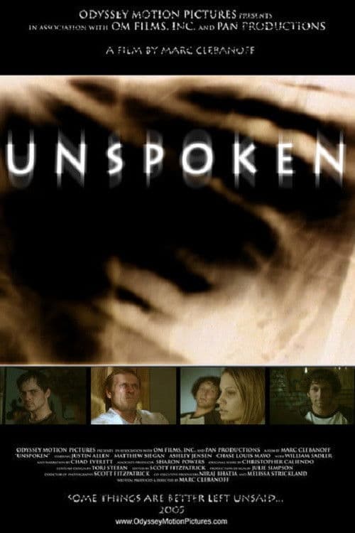 Unspoken poster
