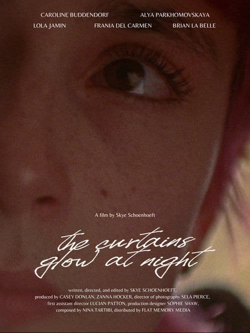 The Curtains Glow At Night poster
