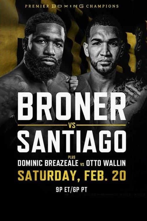 Adrien Broner vs. Jovanie Santiago poster