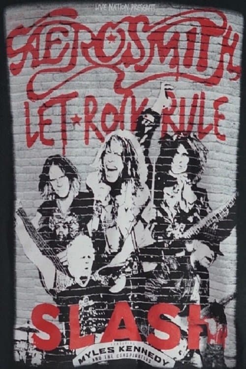 Aerosmith Let Rock Rule Tour poster