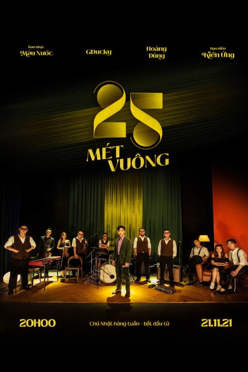Live Session 25 Mét Vuông poster