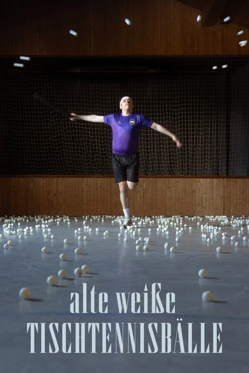 Old White Table Tennis Balls poster