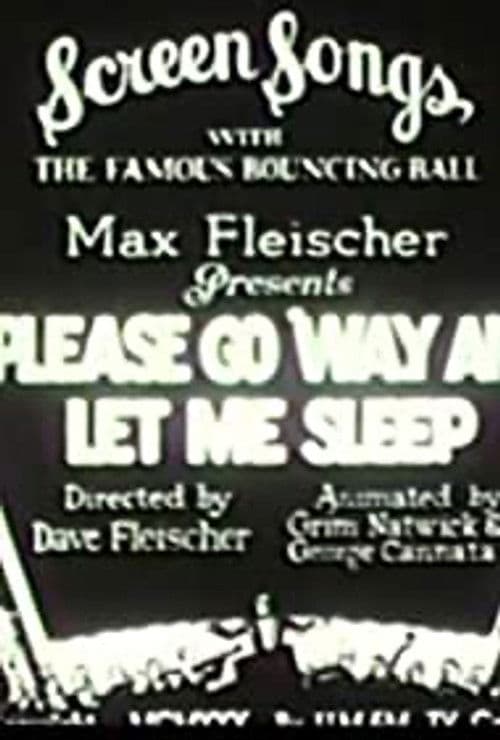 Please Go 'Way and Let Me Sleep poster