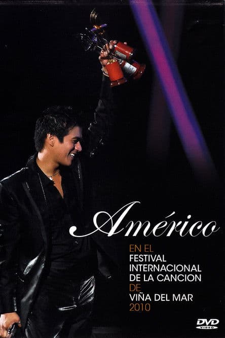 Américo at the Viña del Mar International Song Festival 2010 poster
