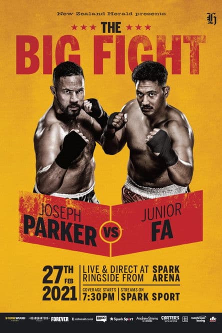 Joseph Parker vs. Junior Fa poster