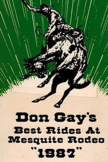 Don Gay's Best Rides At Mesquite Rodeo 1987 poster