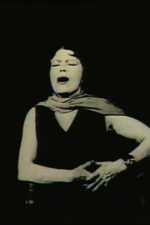 Damia: Concert en velours noir poster