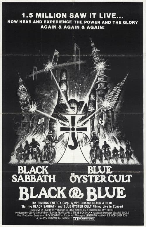 Black Sabbath & Blue Öyster Cult: Black and Blue poster