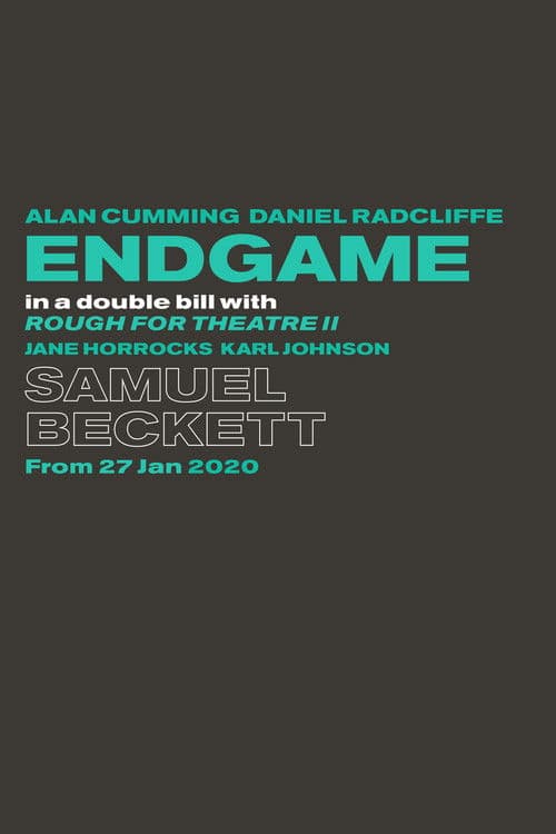 Endgame & Rough for Theatre II poster