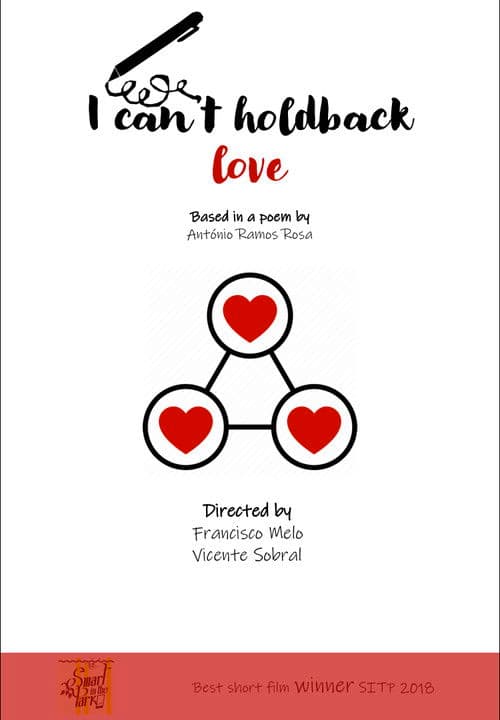 I can't hold back love poster