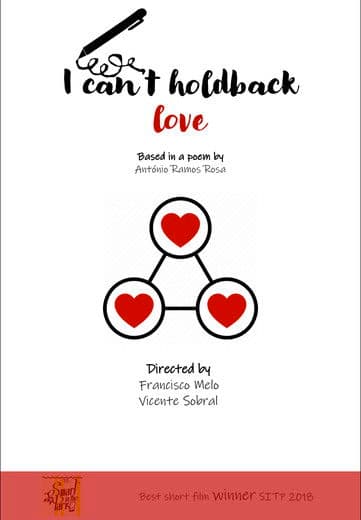 I can't hold back love poster