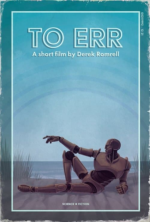 To Err poster