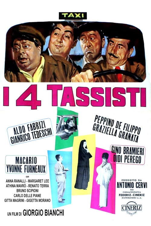 I 4 tassisti poster