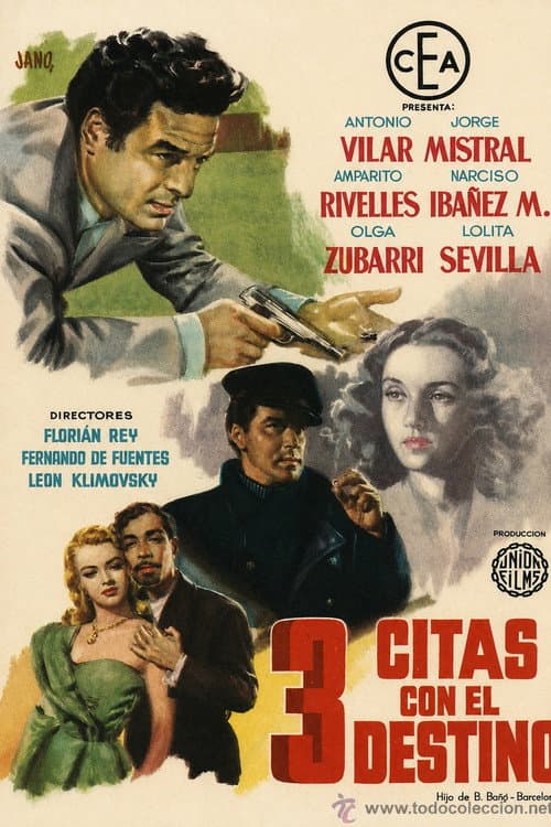 3 citas con el destino poster