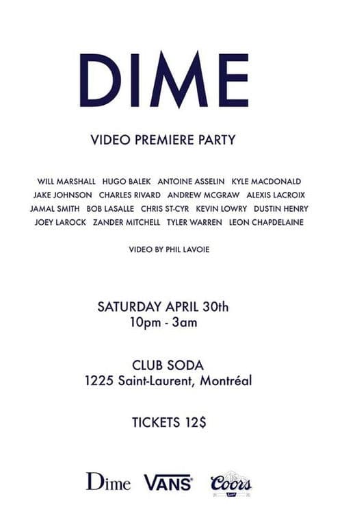 The Dime Video poster