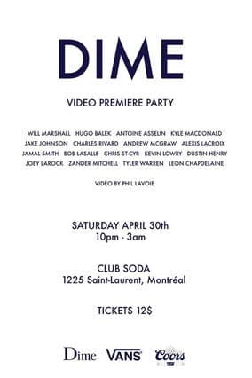 The Dime Video poster