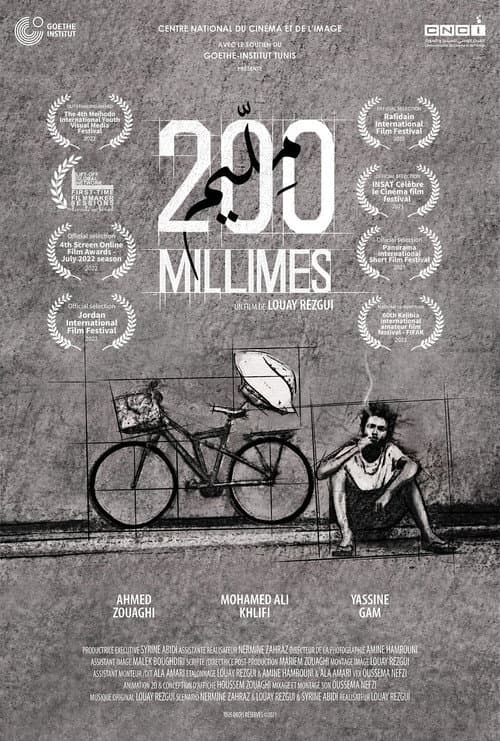200 millimes poster