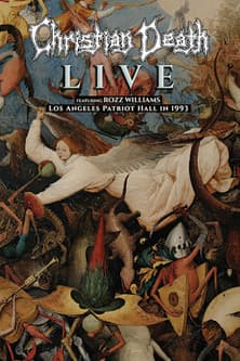 Christian Death: Live poster