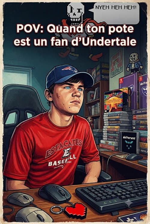 Quand ton pote est un fan d'Undertale poster
