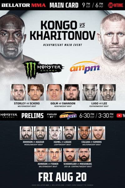 Bellator 265: Kongo vs. Kharitonov poster