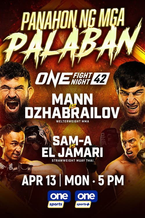 ONE Fight Night 42: Mann vs. Dzhabrailov poster