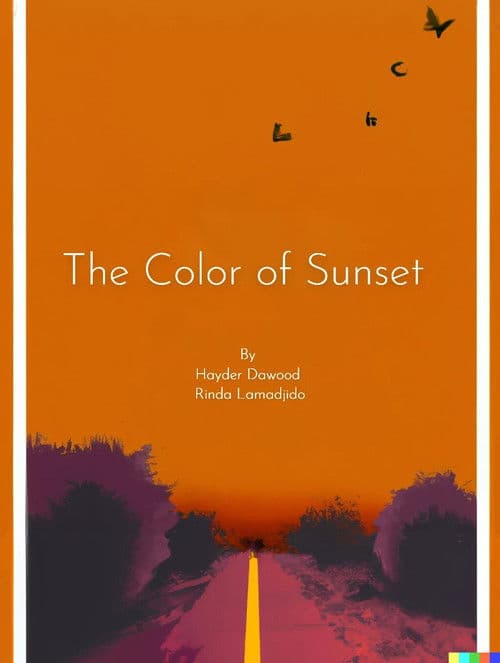Color of Sunset poster