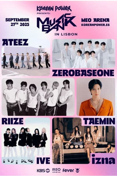Music Bank in Lisbon 2025 poster