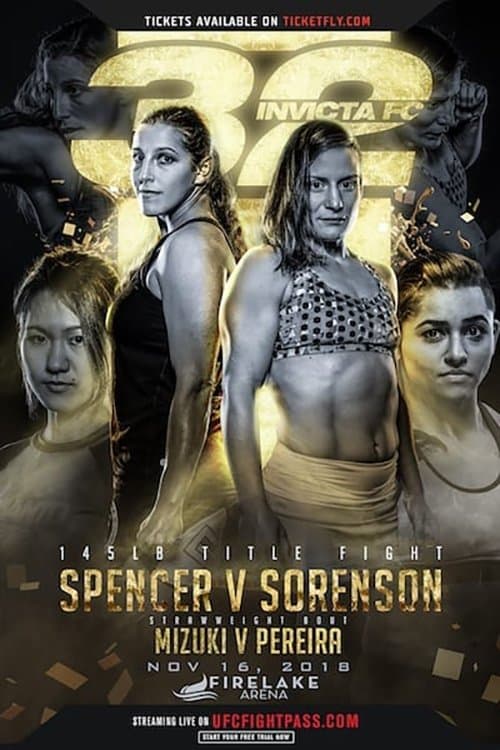 Invicta FC 32: Spencer vs. Sorenson poster