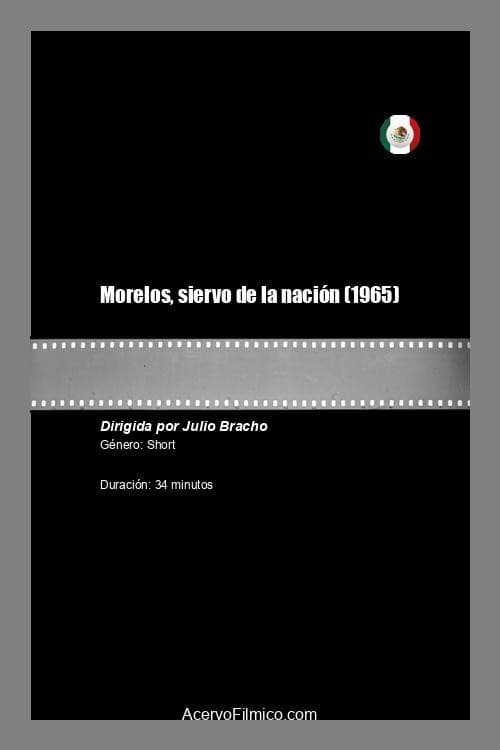Morelos siervo de la nación poster