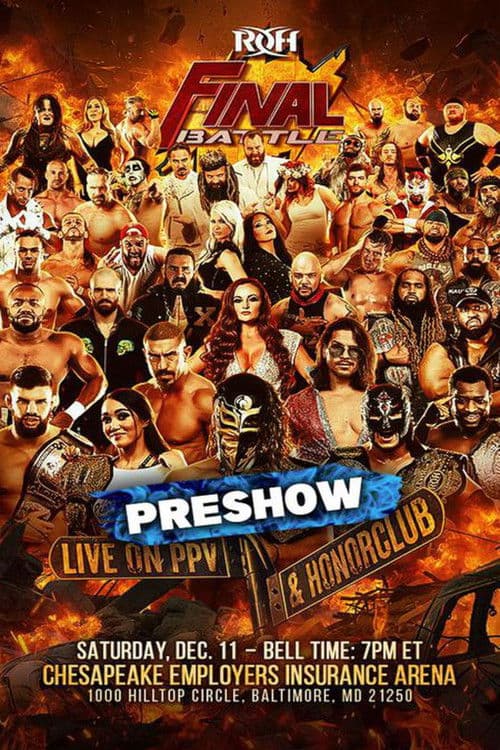 ROH Final Battle 2021 - Pre-Show poster