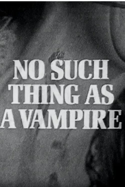 No Such Thing as a Vampire poster
