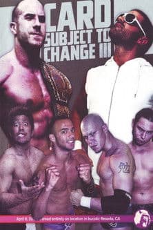 PWG: Card Subject To Change III poster